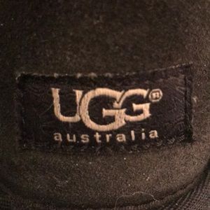 Tall black Ugg boots